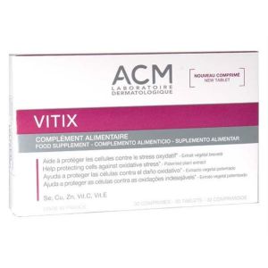 ACM - Vitix complément alimentaire - 30 comprimés