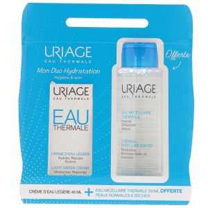 Uriage - Mon duo hydratation crème d'eau légère + eau micellaire offerte