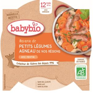 Babybio - Navarin de petits Légumes Agneau français - dès 12 mois - 230g