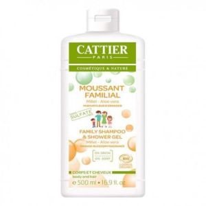 Cattier - Moussant familial Millet Aloé vera - 500ml