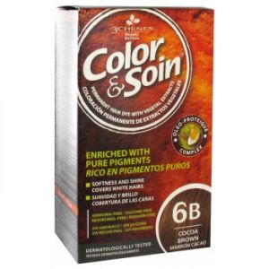 Color & Soin - Coloration Permanente - 6B Marron cacao
