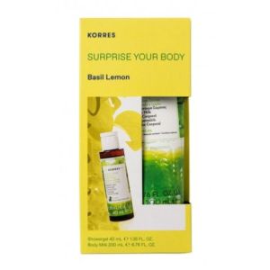 Korres - coffret basilic citron