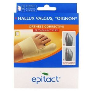 Epitact - Orthèse corrective de jour Hallux valgus (oignons) - 1 unité