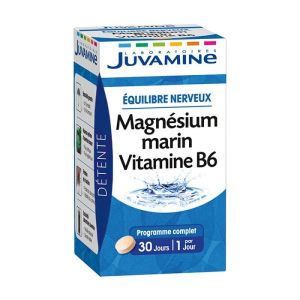 Juvamine - Magnésium marin Vitamine B6 - 30 comprimés
