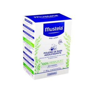 Mustela - Poudre de bain adoucissante - 6 sachets de 30 g
