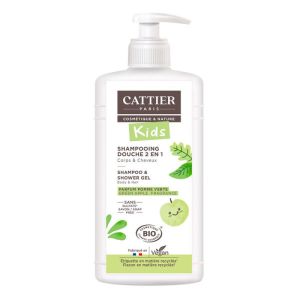 Cattier - Shampooing Douche 2 en 1 Kids Bio - 500 ml