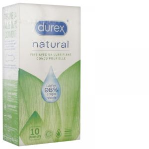 Durex - Natural - 10 préservatifs