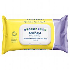 Mitosyl- Lingettes nettoyantes et apaisantes - 72 lingettes