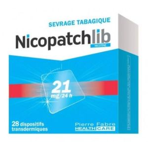 Pierre Fabre - Nicopatchlib 21Mg/24H Dispositif transdermique- 28 patchs