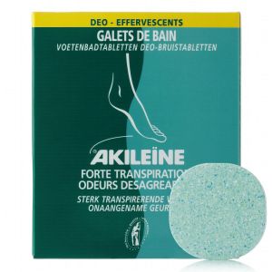 Akileïne - Galets de bain déo-effervescents - 7 x 12g