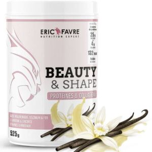 Eric Favre - Beauty Shape protéines et collagène - Saveur vanille - 525g