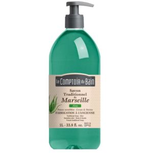 Le Comptoir du Bain - Savon Traditionnel de Marseille Aloe - 1L