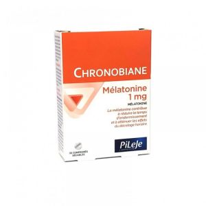 Pileje - Chronobiane Mélatonine 1 mg - 30 comprimés sécables