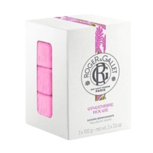 Roger&Gallet - Coffret de 3 Savons Gingembre Rouge - 3x100g