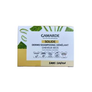 Gamarde - Dermo-shampooing démêlant solide cheveux sec - 98ml