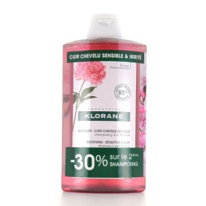 Klorane - Shampoing à la Pivoine - 2x400ml