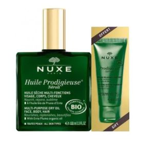 Nuxe - Huile Prodigieuse Néroli multifonction + gel douche Prodigieux Néroli offert - 100ml/30ml