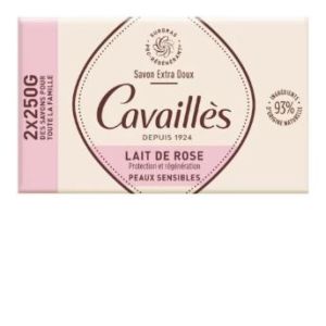 Rogé Cavaillès - Savon surgras extra-doux lait de rose - 2 x 250g