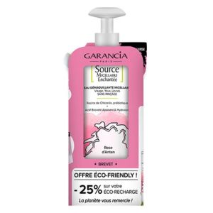 Garancia - Source micellaire enchantée Rose d'antan - 2 x 400 ml