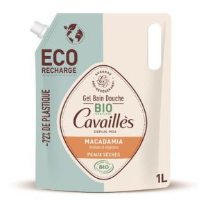 Rogé Cavaillès - Eco Recharge gel bain douche bio macadamia - 1L