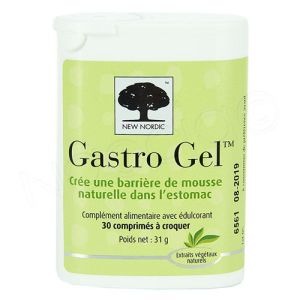 Gastro Gel - Barrière naturelle dans l'estomac - 30 comprimés