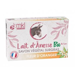 mkl Green Nature - Savon végétal surgras lait d'ânesse bio fleur d'oranger - 100 g