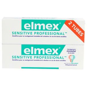 Elmex - Sensitive Professional pâte - 2 x 75 ml