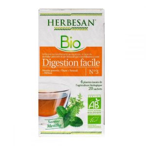Herbesan - Infusion bio n°3 digestion facile - 20 sachets