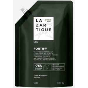 Lazartigue - Fortify - shampoing fortifiant anti-chute - 500 mL - recharge