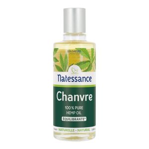 Natessance - Huile végétale de chanvre 100 % pure - 100 ml