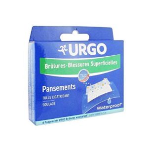 Urgo - Pansements waterproof brûlures / blessures superficielles