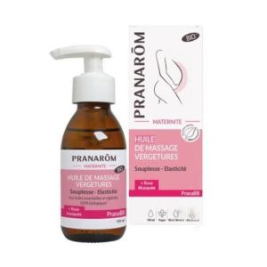 Pranarom - Huile de massage vergetures - 100mL