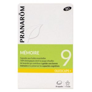 Pranarom - Mémoire oléocaps + - 30 capsules