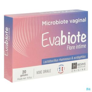 Besins - Evabiote microbiote vaginale flore intime - 20 gélules