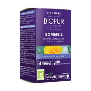 Biopur Active - Sommeil - 48 gélules végétales