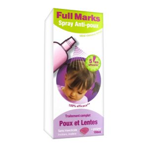 Full Marks - Spray Anti-poux traitement complet - 150 ml