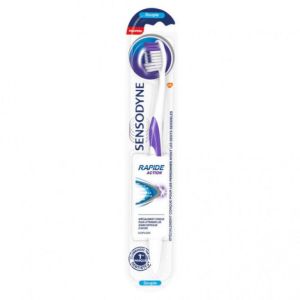 Sensodyne - Brosse à dents Souple Rapide Action - 1 brosse à dents