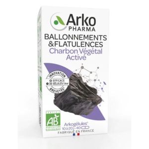 Arkopharma - Ballonnements et flatulences - 40 gélules