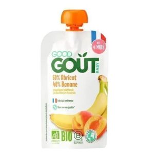 Good goût -Compote Abricot banane - 120g