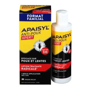 Apaisyl Xpert - 100% radical lentes et poux - 100ml