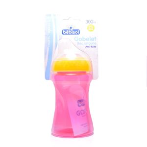 Bébisol - Gobelet bec silicone anti-fuite - 300ml