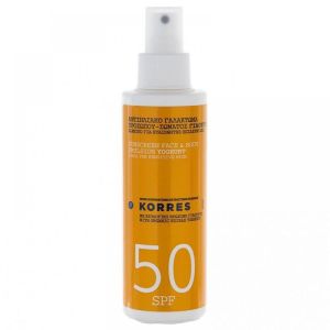Korres solaire - Émulsion yaourt visage et corps SPF 50 - 150 ml