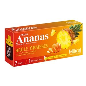 Milical - Extra Ananas brûle-graisses - 7 doses de 10 ml