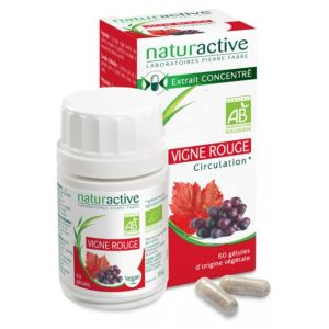 Naturactive - Vigne rouge Circulation - 60 gélules végétales