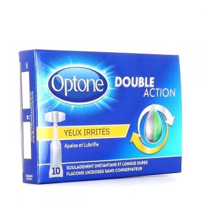 Optone - Double action Yeux irrités - 10 unidoses