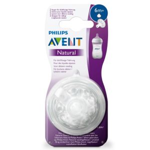 Philips - Avent natural tétines pour liquides épaissis - 1 tétine