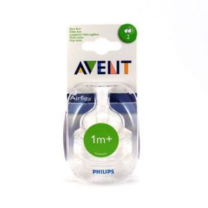 Avent - Tétine 1 mois + débit lent 2