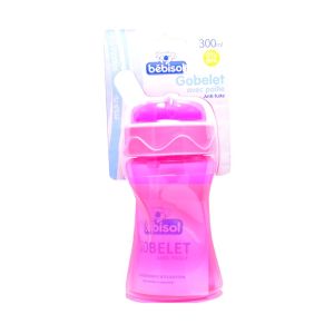 Bébisol - Gobelet avec paille anti-fuite - 300ml