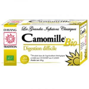 Dayang - Camomille Bio Digestion difficile - 20 sachets
