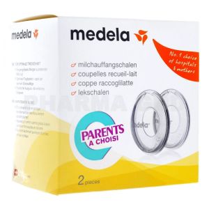 Medela - Coupelles recueil-lait - Boite de 2 coupelles